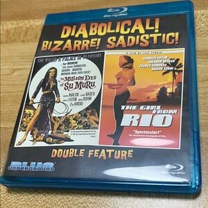 # 0339 + Underground Double Feature Blu-ray with Blue Case